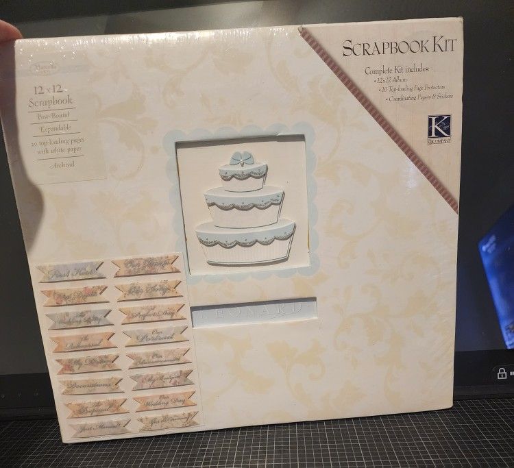 K&Company Wedding Scrapbook Kit BNIP 