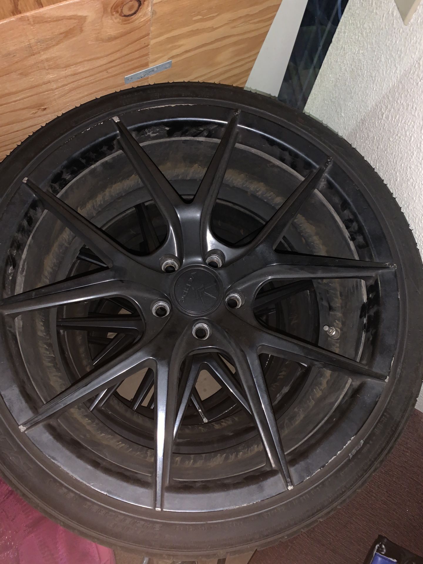 Verde V99 Black Satin 20in Wheels