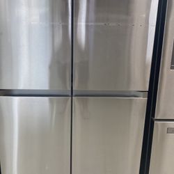 Brand New, Scratch And Dent Samsung Four Door Refrigerator With Beverage Center