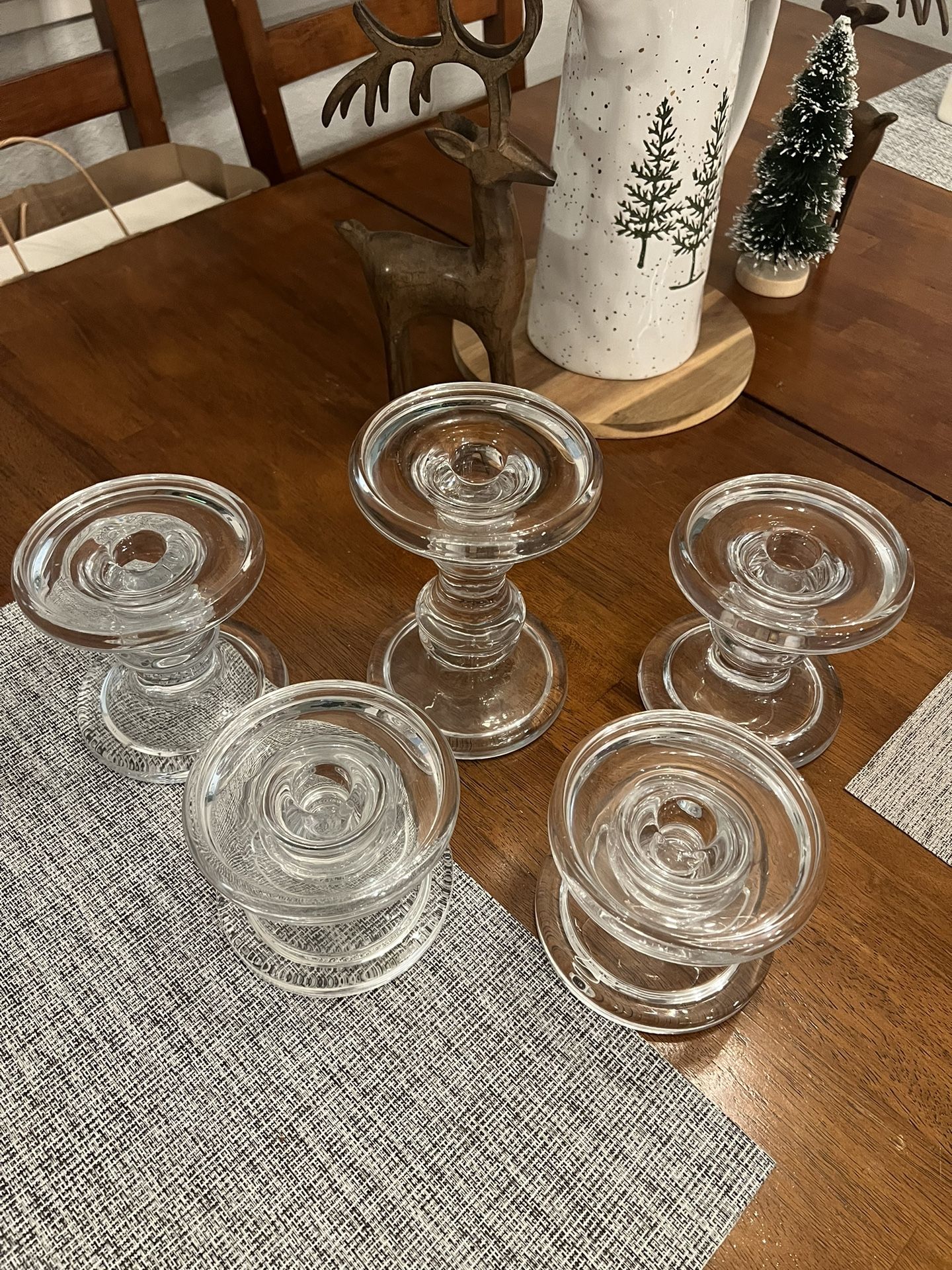 Candlestick Set - Use w/Pillar or Tapered