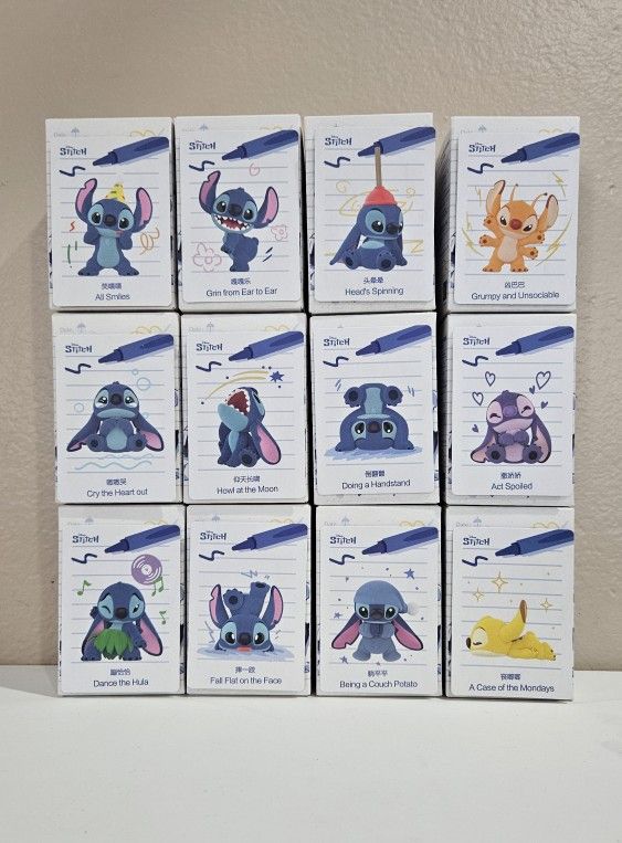 Popmart Stitch Little Emotions