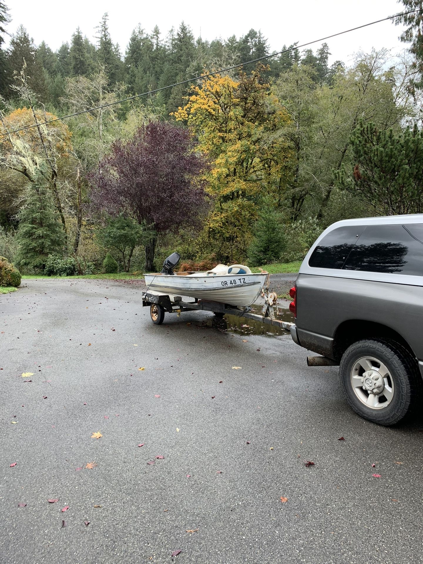 12 Foot Aluminum Boat 15 Horse Mercury