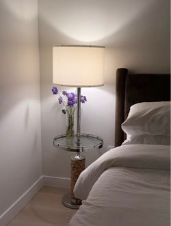 Vintage Cork Table Lamp
