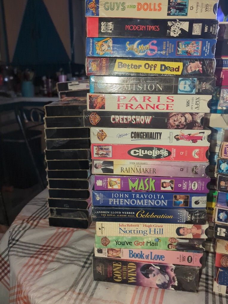 Assorted Movies VHS