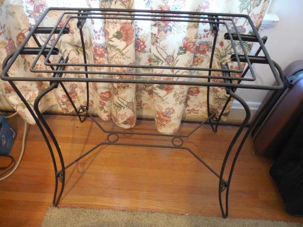 Metal Keyboard Table 29" Long X 17" Wide X 28" Tall