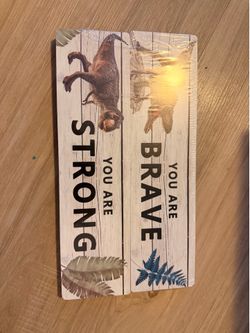 Dinosaur affirmation decor