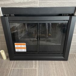 Pleasant Hearth Fireplace Glass Door