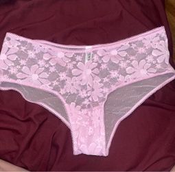 VS Pink cheeky lace panties LG
