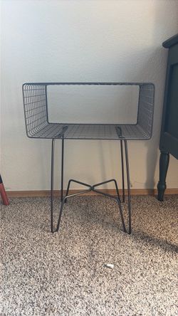 Wire side table