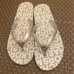 On Hold For Nayelie! 💕Michael Kors Silvery Sandals Size 11
