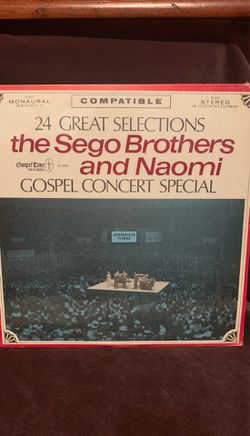 Sego brothers and Naomi gospel vinyl