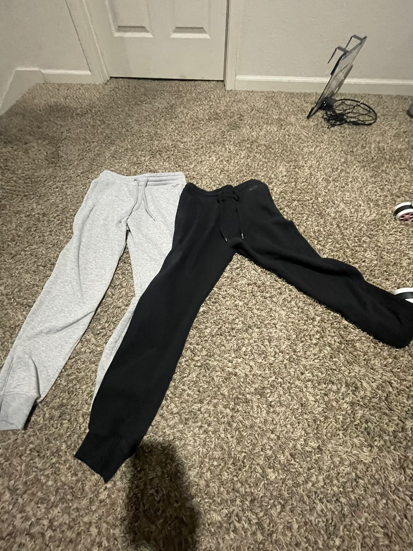 Black N Gray Hollister Sweat Pants