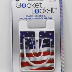 ⚡️Lot Of 3 Socket Lock-It Card holder & Grip holder in one - Made in USA