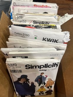 Sewing Patterns. 22 Total.