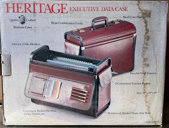 Heritage Executive Briefcase / Data Case – New Open Box