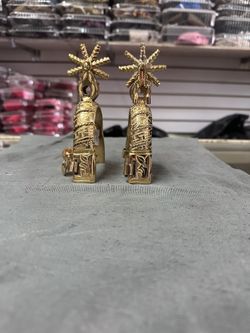Espuelas Chapadas En Oro. Gold-plated Spurs