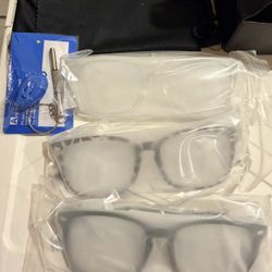 Box Of 3 Pair Pack Blue Light Blocking Computer Glasses - 2 Boxes Available- Price For Each Box