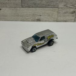 Vintage Hot Wheels Silver ‘1975 Poison Pinto • Die Cast Metal • Made in Hong Kong