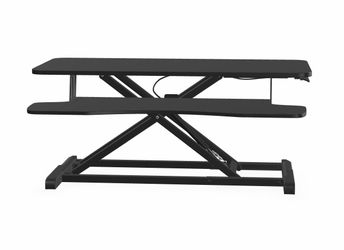VIVO Black 36 inch Standing Desk Converter, DESK-V036KB