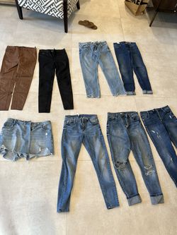 Badge Of Zara And Stradivarius Jeans/pants. Size 36-us 4/ One 38 US 6.  All For $110