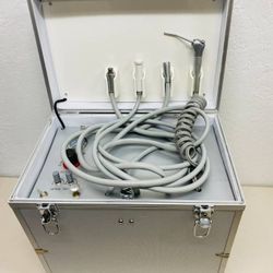 Portable Dental Unit w/ Air Compressor Suction BD-402 4-Hole
