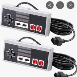 

2 Wired Nintendo Entertainment System Controllers
