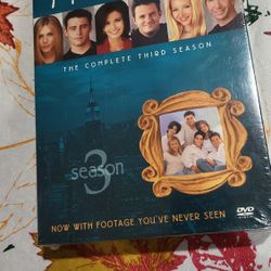 Friends Season 3 complete 4 DVD set NEW sealed