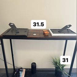 Small Entryway Table with Shelf