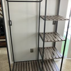 Hanging Rack With Shelves