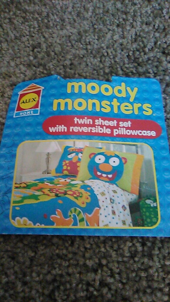 Moody Monster sheet set