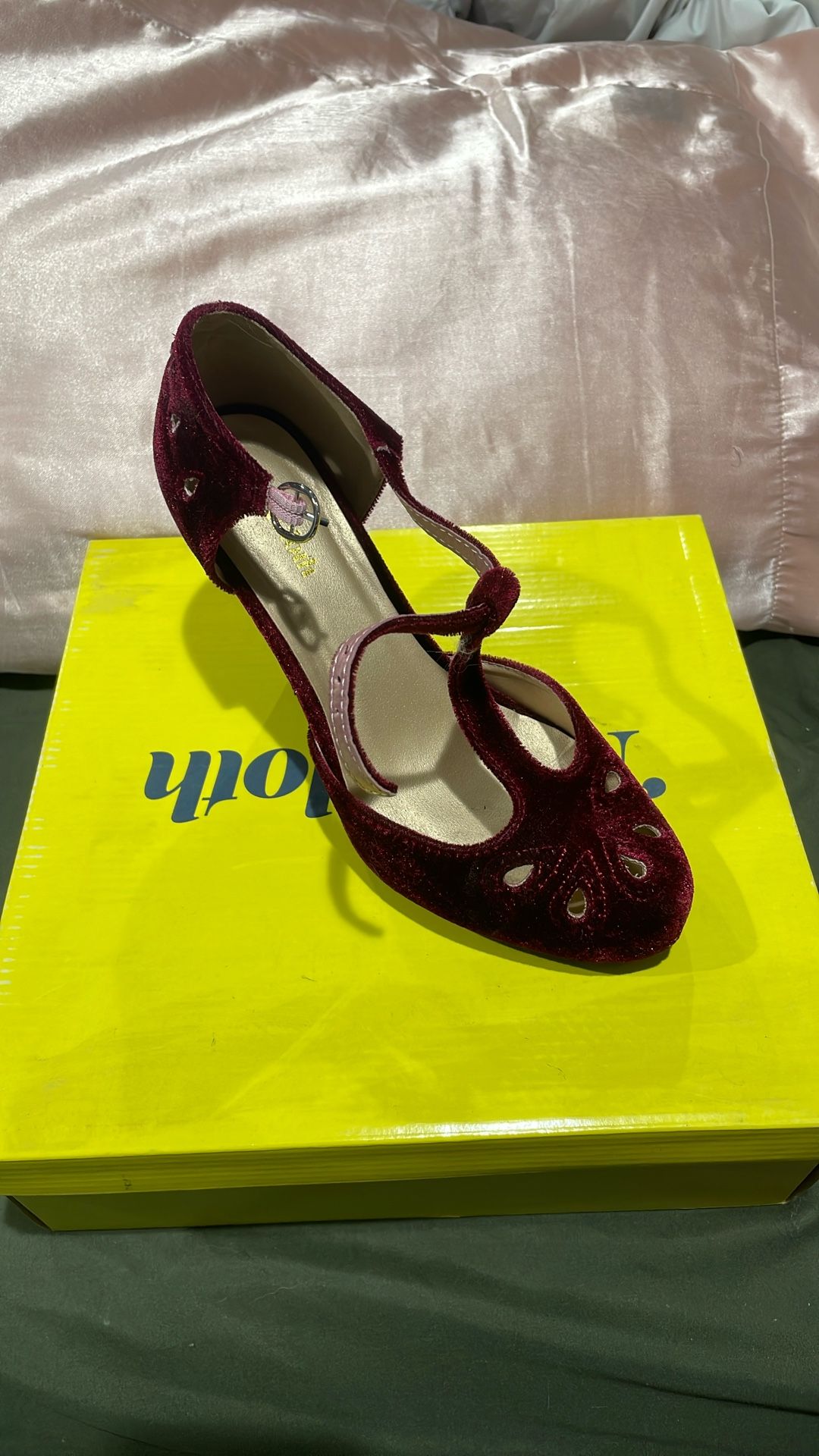 Burgundy Heels