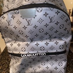 Louis Vuitton Apollo Backpack Monogram Silver