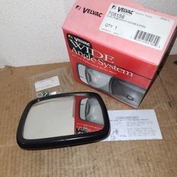 Velvac Wide Angle Truck Mirror 6.5" X 6" New