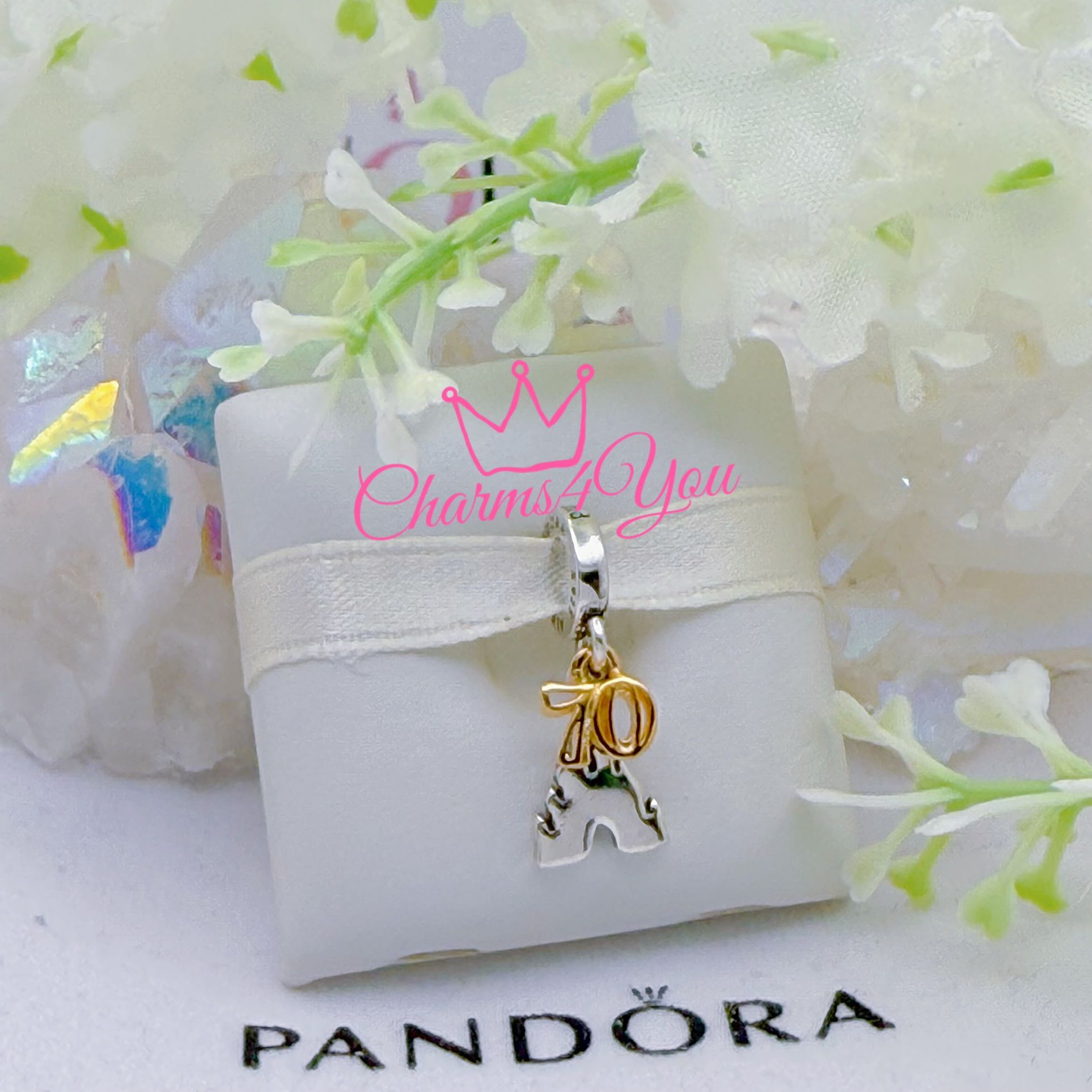 Adorable Charm 925 silver for Pandora moments bracelet.