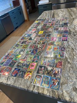 Binder of 135 Vintage Non Sports Cards: Holos, Chromium, foil & more
