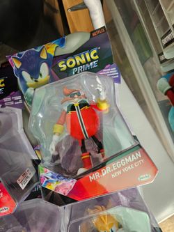 Sonic Prime Mr. Dr. Eggman New Yoke City Figure
