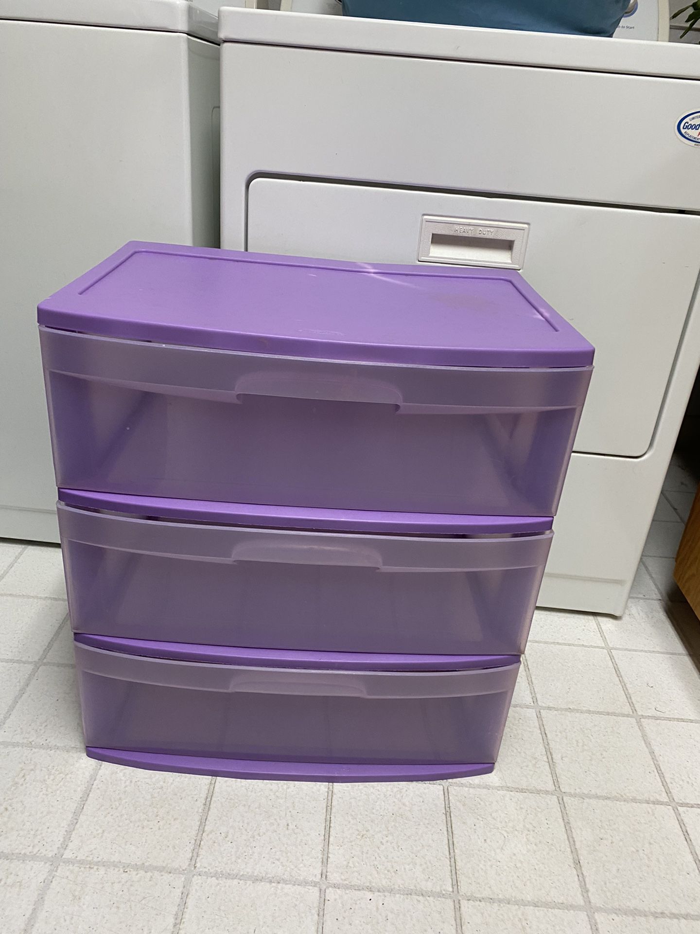 3 Drawer Plastic Storage Container