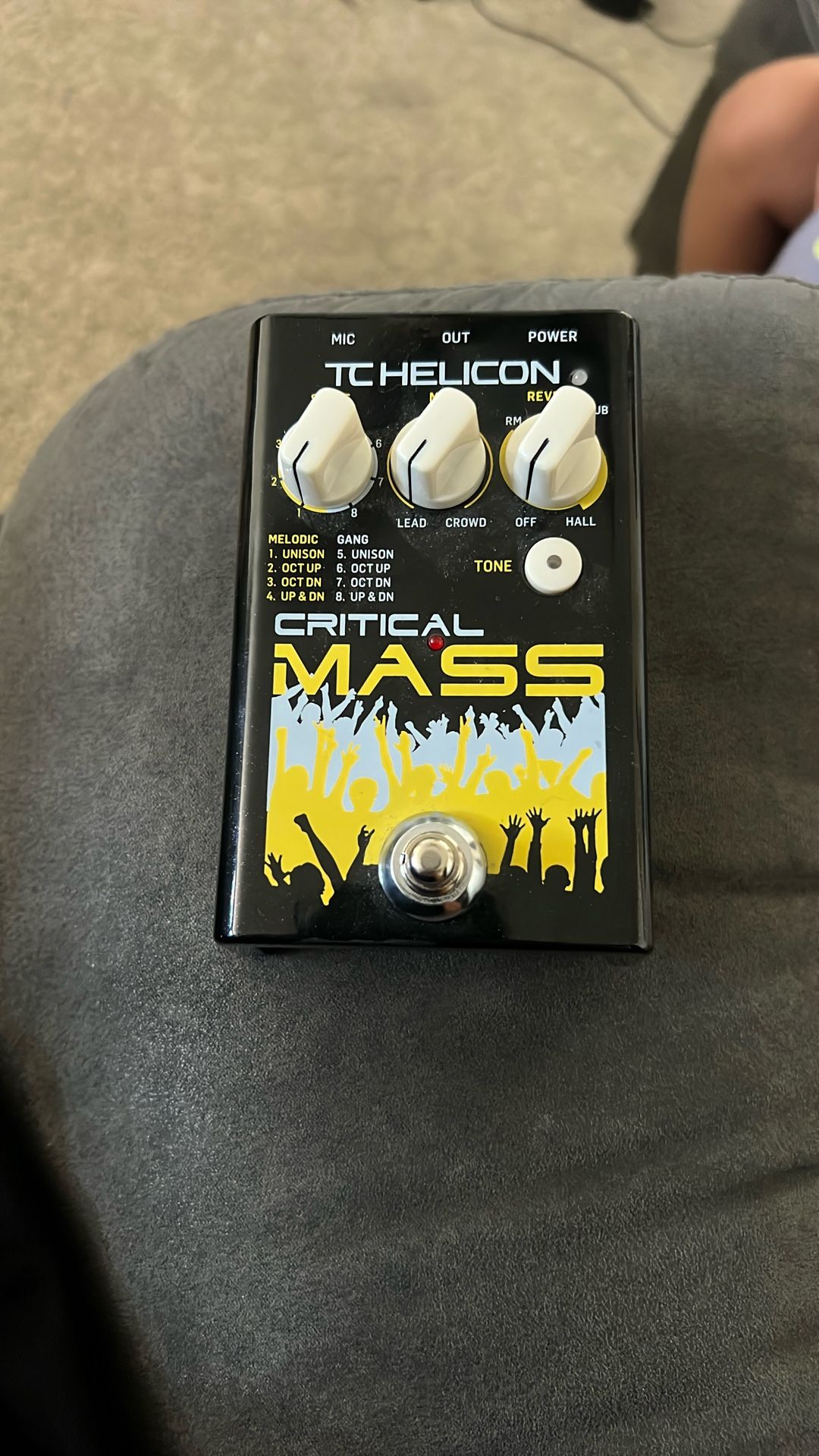 TC Helicon Critical Mass Vocal Pedal