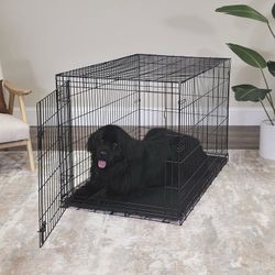 single door 48-inch dog kennel