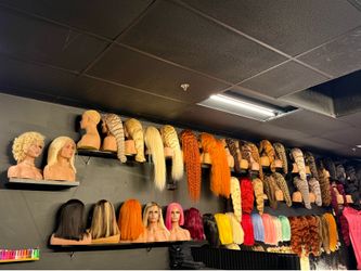 Wigs on hand