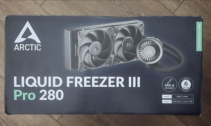 Brand new. ARCTIC Liquid Freezer III Pro 280 - AIO CPU Cooler,2 x 140 mm Water Cooling