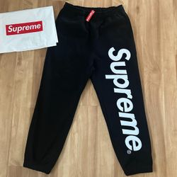 Black Supreme Pants