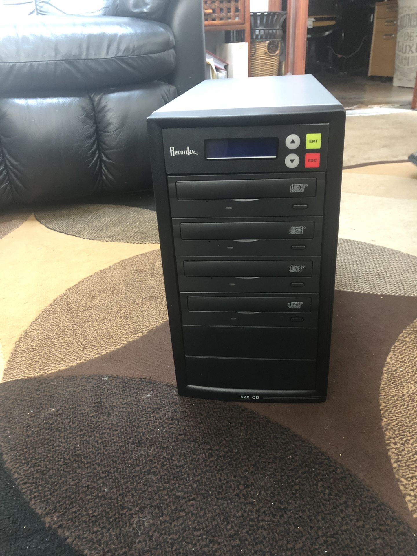 Recordex RX-DVD-3 CD VCD DVD Duplicator Unit w/Power Cable