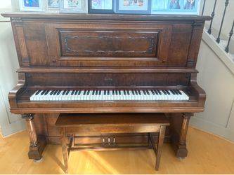 Estey Upright Piano with Bench