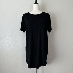 Urban Outfitters Black Short Sleeves T-Shirt/Tunic Top