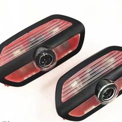 4PC Mercedes-Benz LED Door Courtesy Logo Light Ghost Shadow Laser Projector