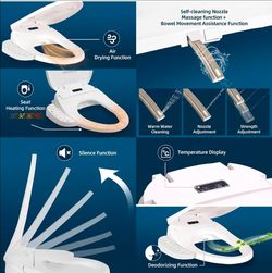 Electric Bidet Toilet Seat