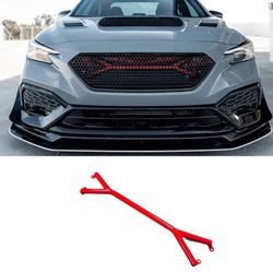 Red Front Brace Radiator Support For 2022-2026 WRX