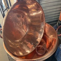 Caso grande De Cobre! Cobre De Michoacán! Copper Kettle! Súper Special Price!