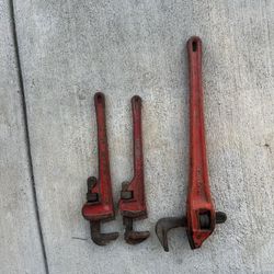 Rigid Pipe Wrenches Monkey Wrench For Plumbers Plumbing Plumber
